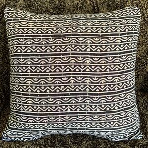 Vintage kantha throw pillow cover